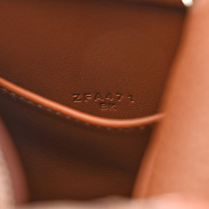 Hermes Taurillon Clemence Mini Lindy 20 Gold 7 of 11