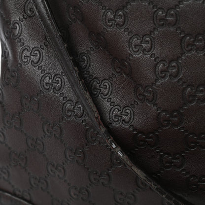 Gucci Guccissima Large Bree Hobo Dark Brown 12 of 12