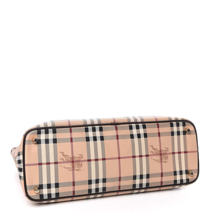 Burberry Haymarket Check Medium Regent Tote Chocolate 4 of 10