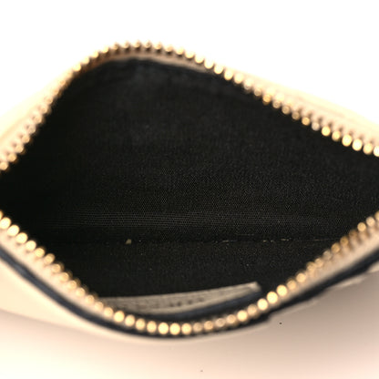 Versace Nappa Quilted Tribute Key Pouch White 4 of 7