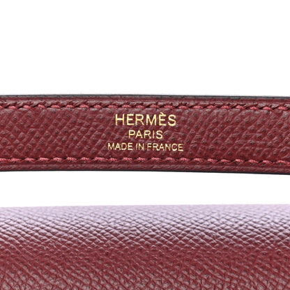 Hermes Epsom Kelly Sellier 28 Rouge H 7 of 11