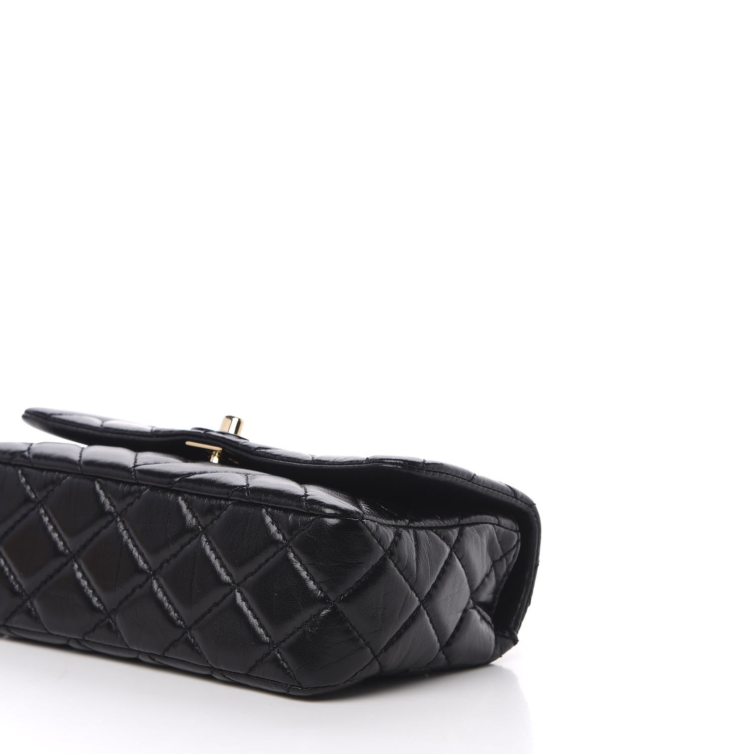 Chanel Shiny Lambskin Quilted Small Montcoco Flap Black 7 of 11