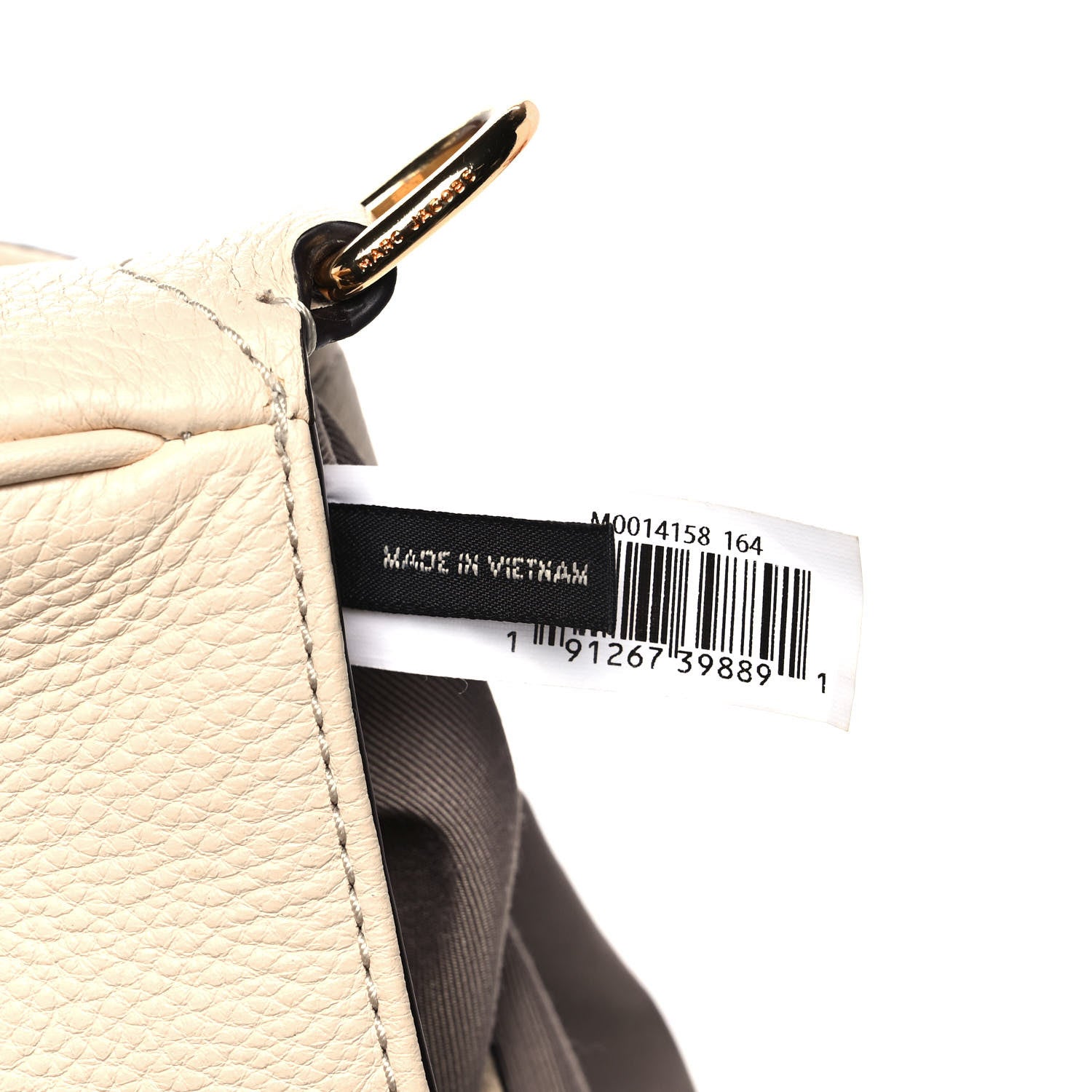 Marc Jacobs Calfskin Empire City Messenger Crossbody Beige 7 of 12