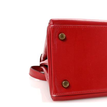 Hermes Box Kelly Retourne 32 Rouge Vif 15 of 17