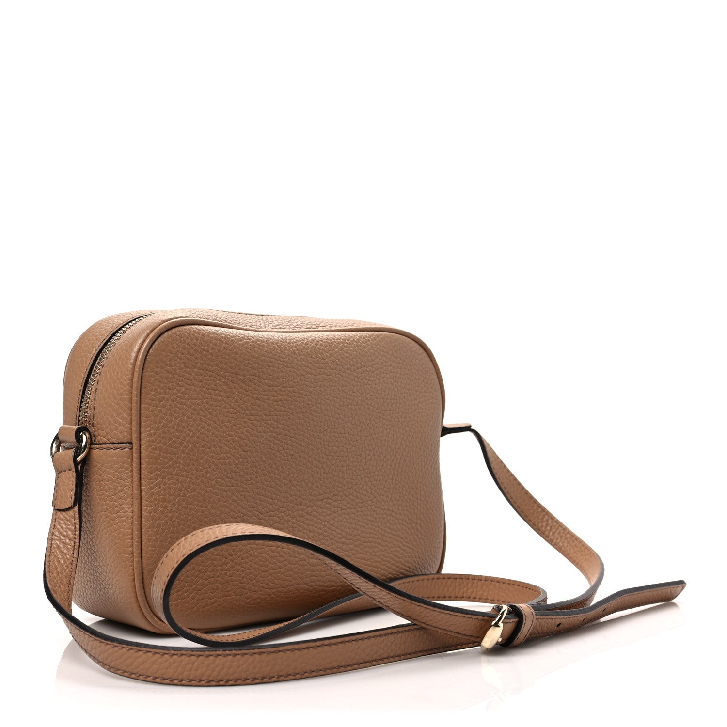 Gucci Pebbled Calfskin Small Soho Disco Bag Camelia 3 of 8