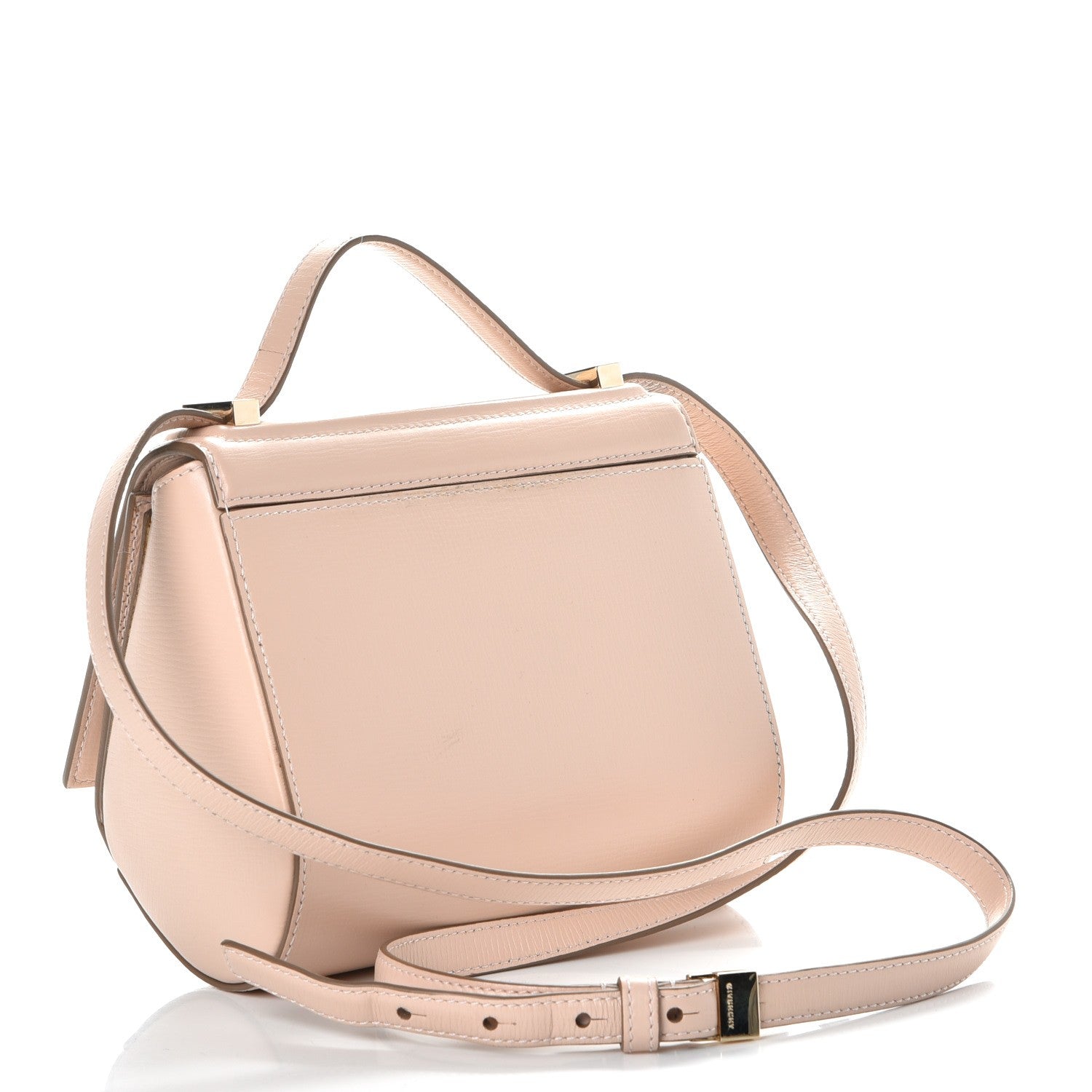 Givenchy Textured Calfskin Mini Pandora Box Crossbody Bag Powder Pink 3 of 8