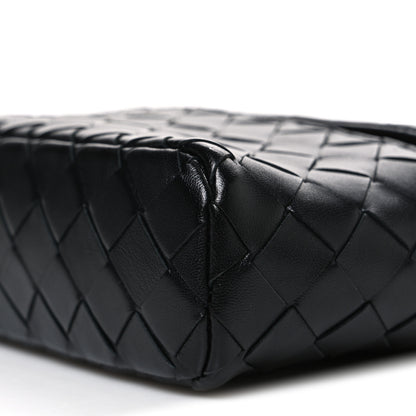Bottega Veneta Calfskin Intrecciato Bang Bang Vanity Case Black 11 of 13