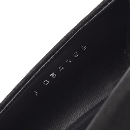 Chanel Suede Calfskin Patent Cap Toe CC Pumps 40 Black 9 of 11