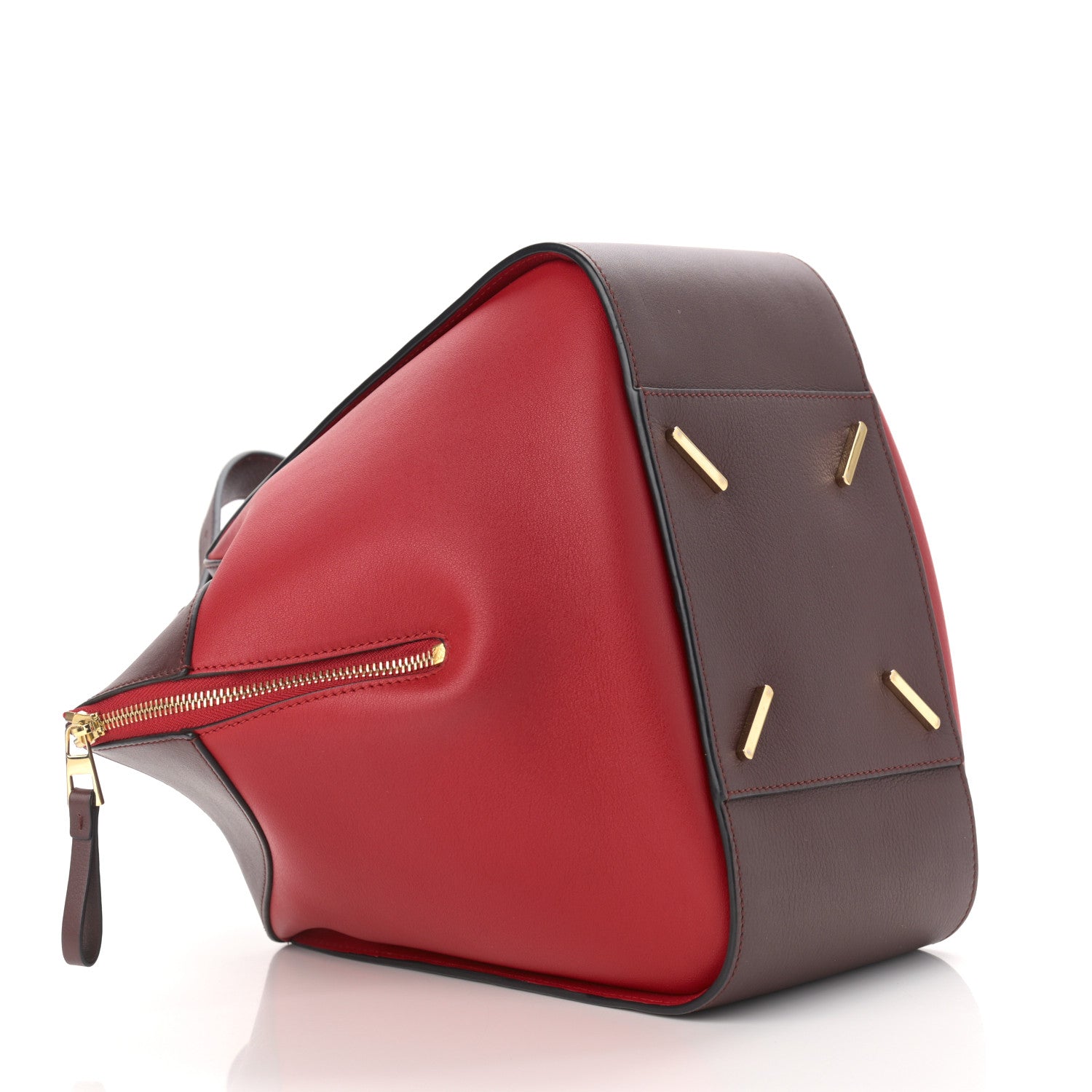 Loewe Calfskin Small Hammock Shoulder Bag Maroon Oxblood 4 of 10