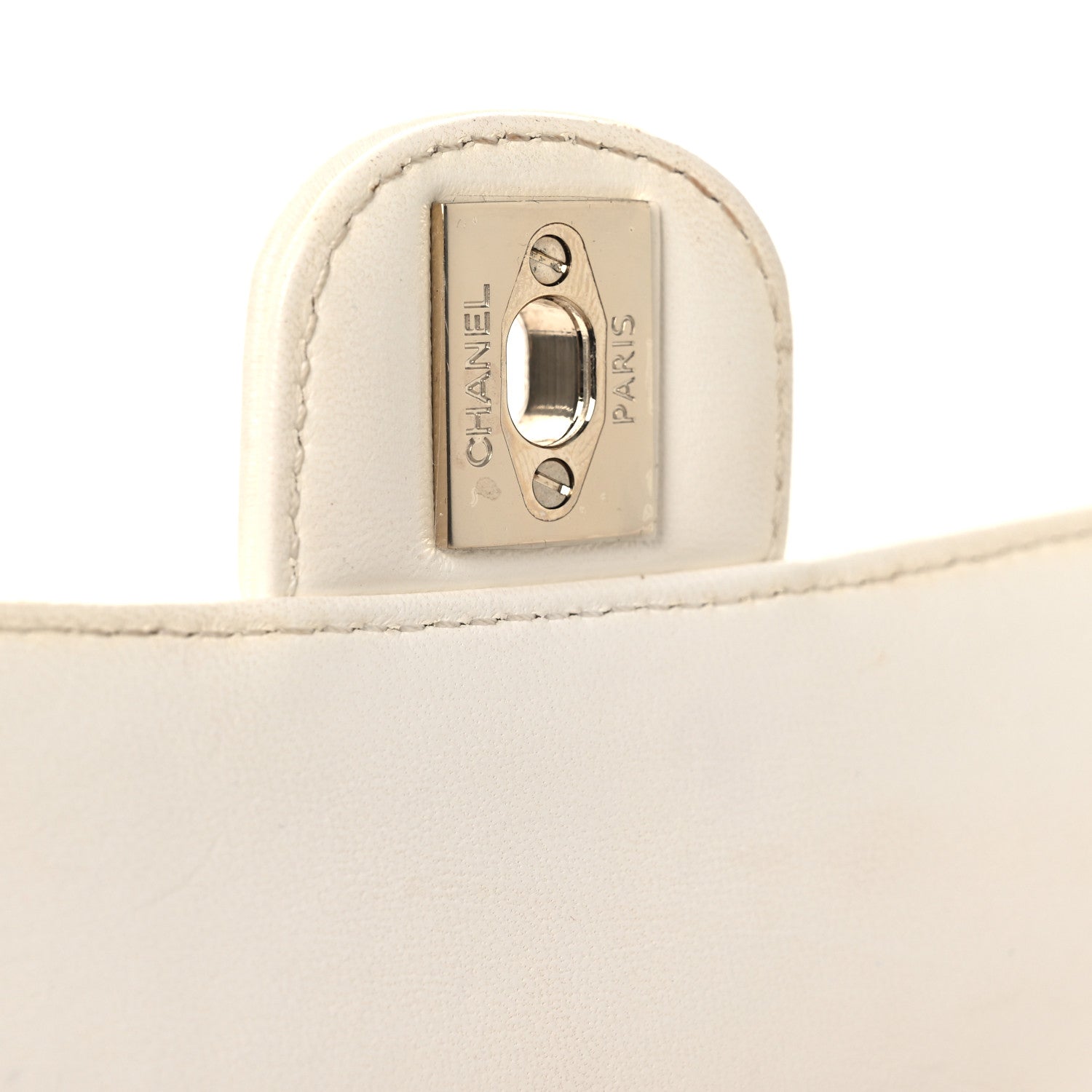 Chanel Lambskin Quilted Mini Crystal Top Handle Rectangular Flap