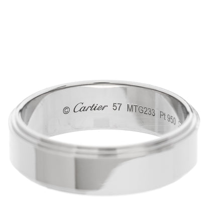 Cartier Platinum 6mm D'Amour Wedding Band Ring 57 8 4 of 5