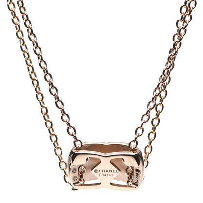 Chanel 18K Beige Gold Coco Crush Pendant Necklace 5 of 6