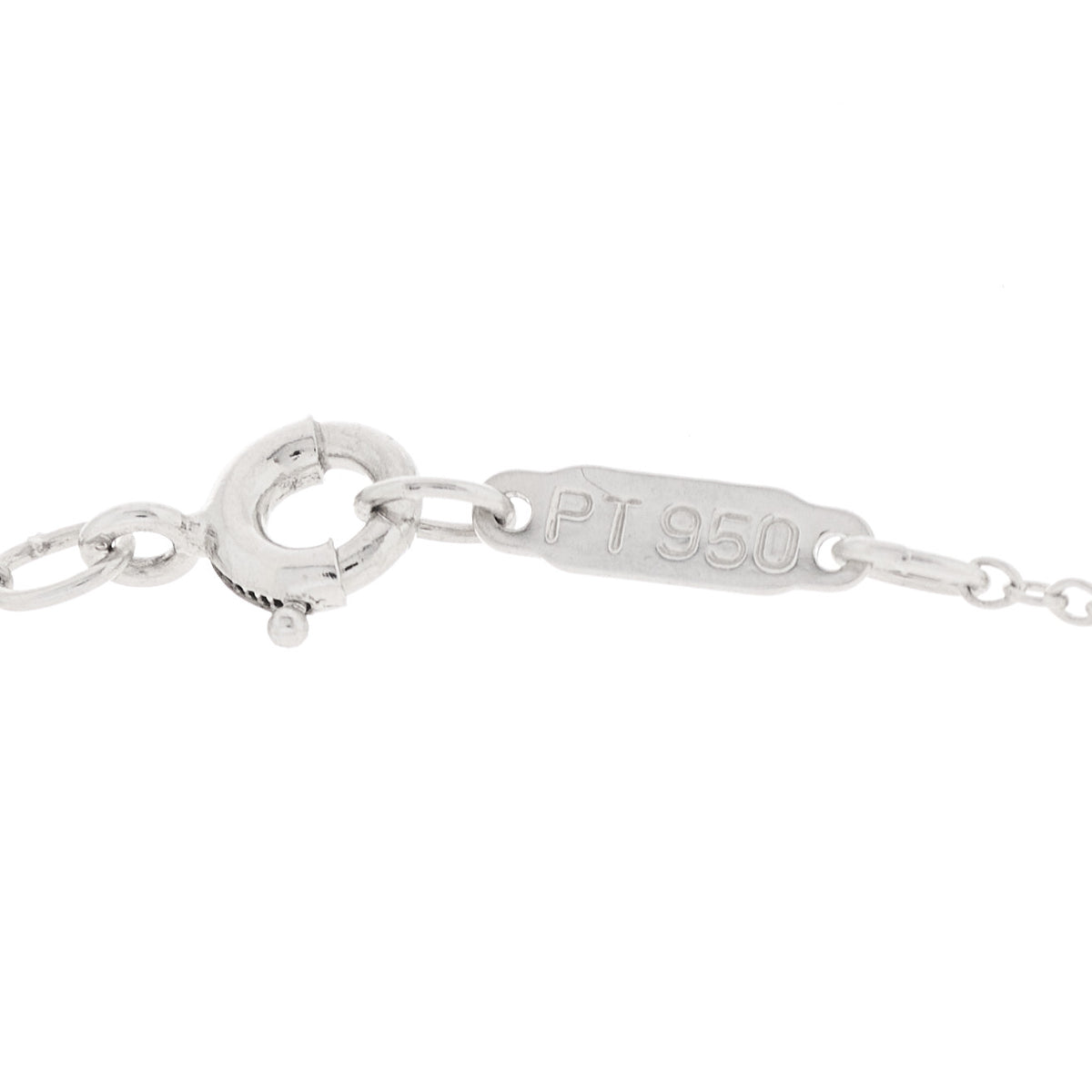 Tiffany Platinum Diamond Small Cross Pendant Necklace 5 of 7