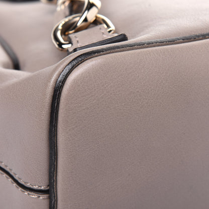 Chloe Suede Calfskin Mini Faye Backpack Motty Grey 14 of 17