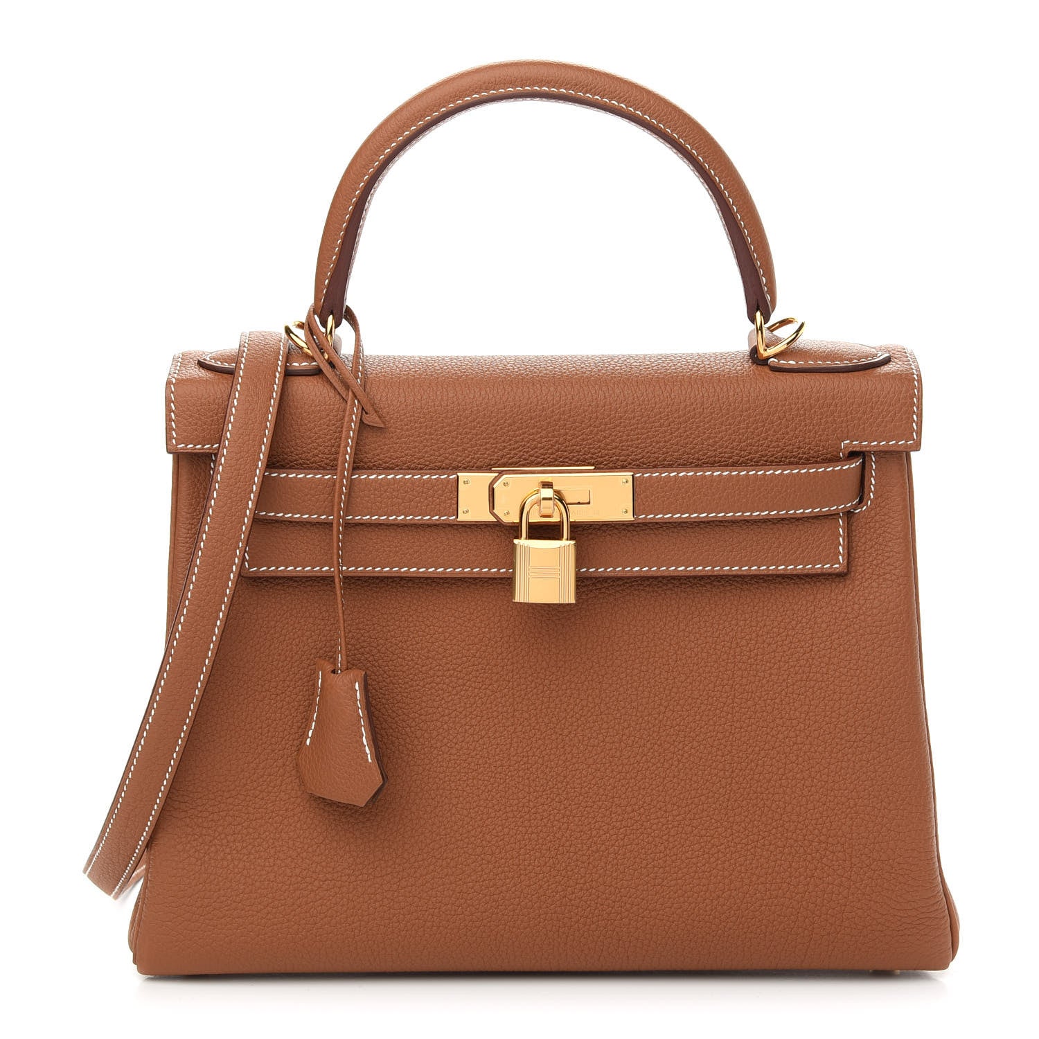 Hermes Togo Kelly Retourne 28 Gold 1 of 10
