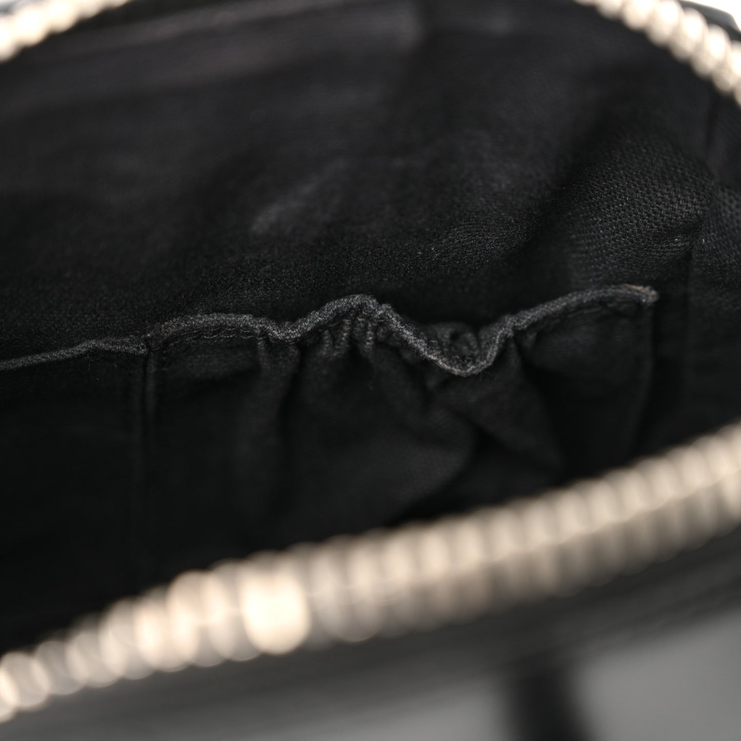 Shiny Lord Calfskin Mini Antigona Black