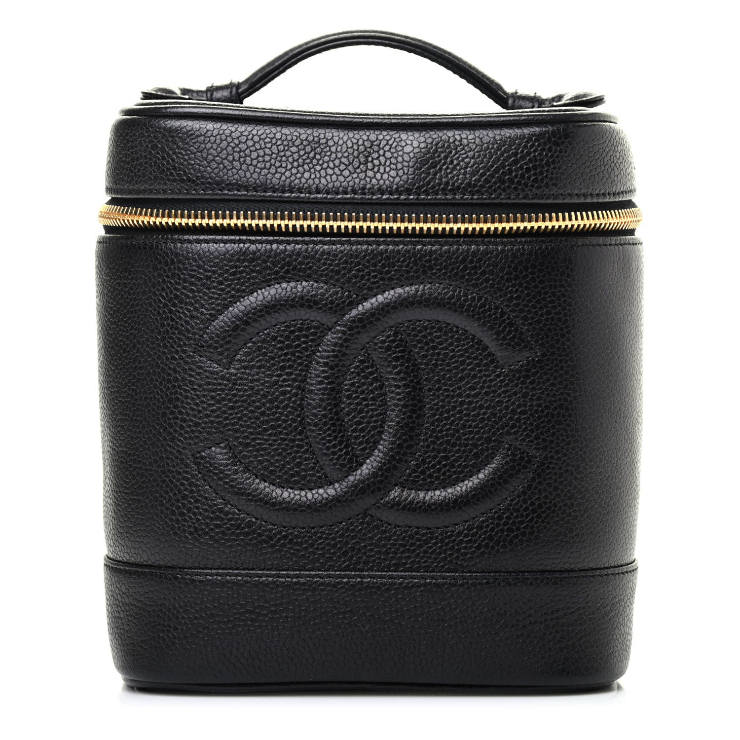 Chanel Caviar Vanity Cosmetic Case Black 1 of 4