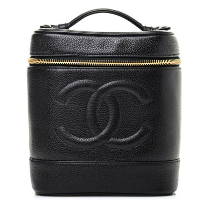 Chanel Caviar Vanity Cosmetic Case Black 1 of 4