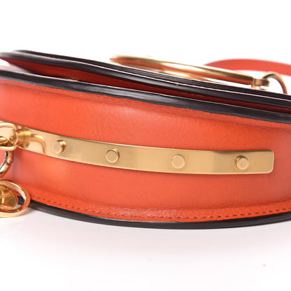Chloe Calfskin Small Nile Bracelet Minaudiere Bag Sepia Red 10 of 10