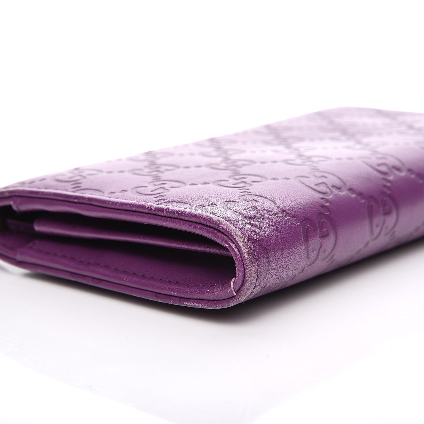 Guccissima Donna Long Wallet Purple