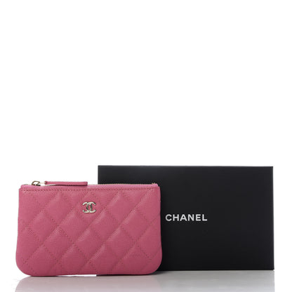 Chanel Caviar Quilted Small Cosmetic Case Pink 8 of 8