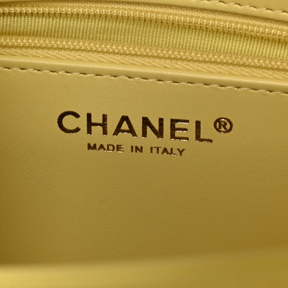 Chanel Shiny Caviar Preppy Coco Small Flap Light Yellow 7 of 10
