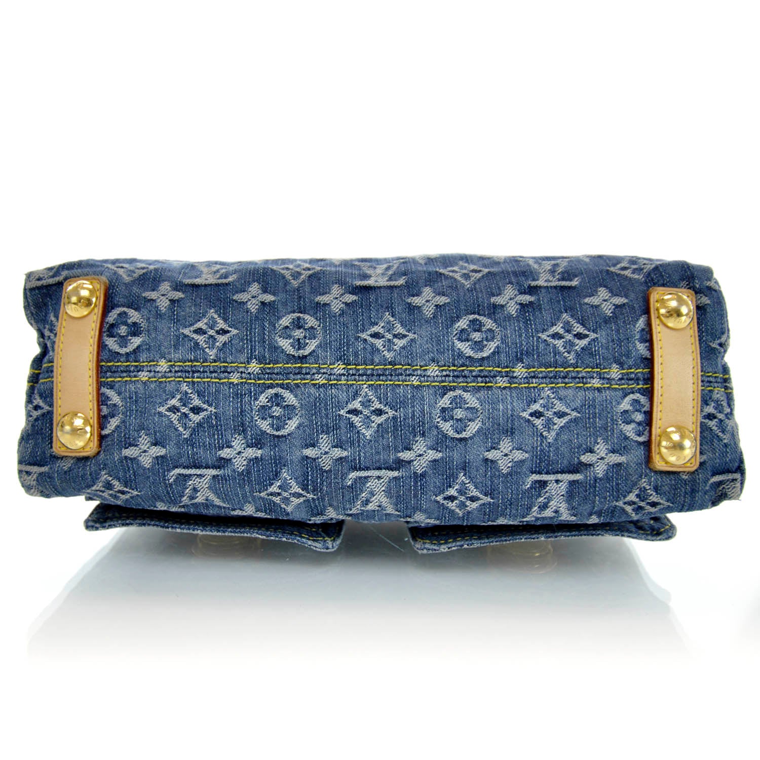 Louis Vuitton Monogram Denim Baggy PM Blue 5 of 9