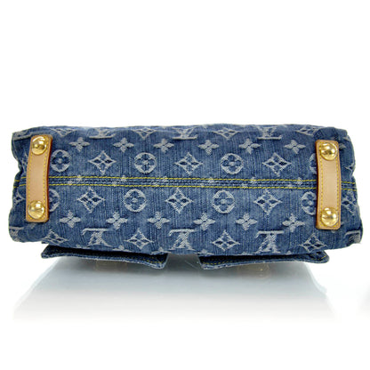 Louis Vuitton Monogram Denim Baggy PM Blue 5 of 9