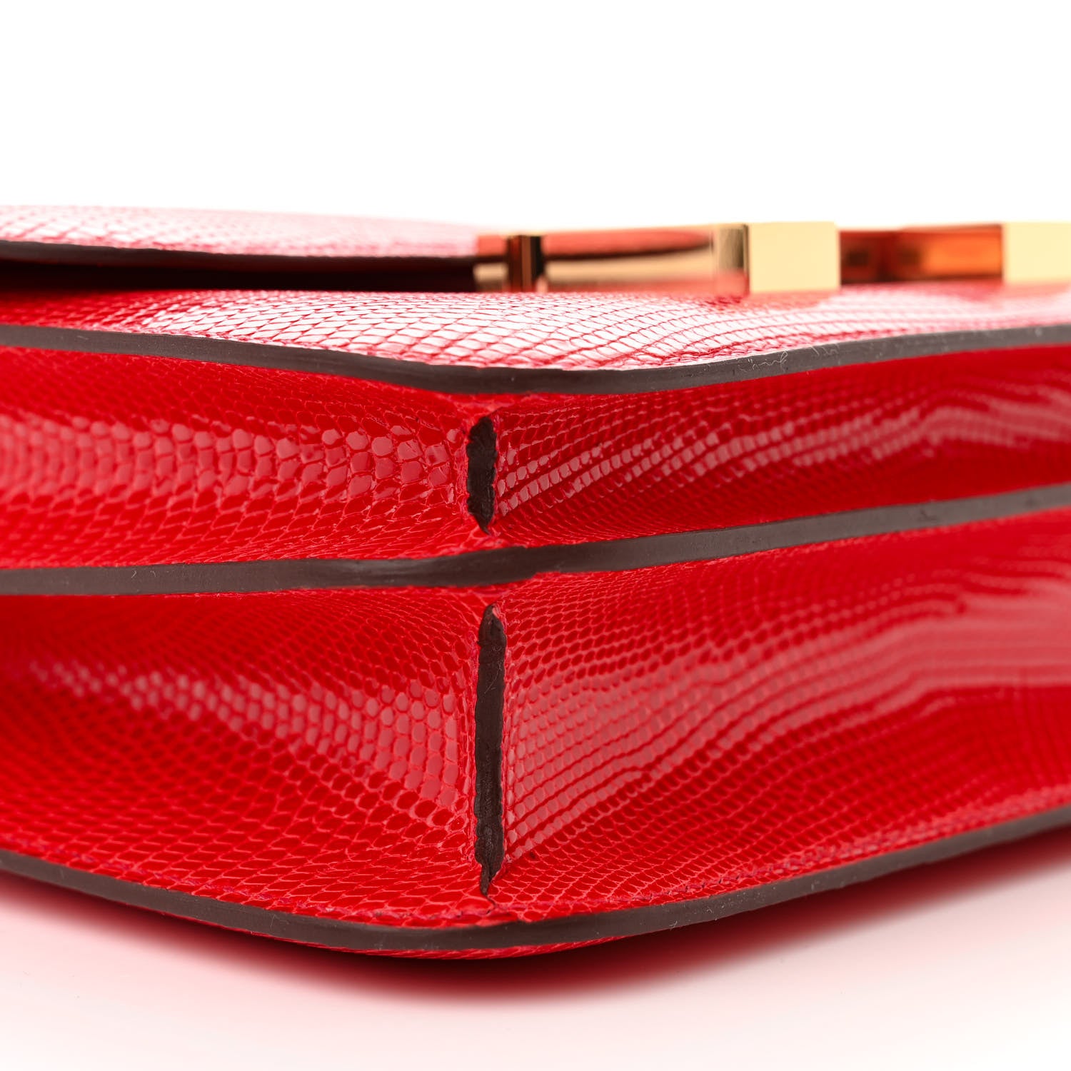 Hermes Lizard Constance 18 Rouge Moyen 9 of 12