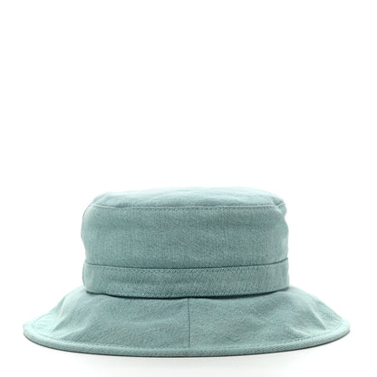 Chanel Denim Logo Bucket Hat S Light Blue 6 of 8