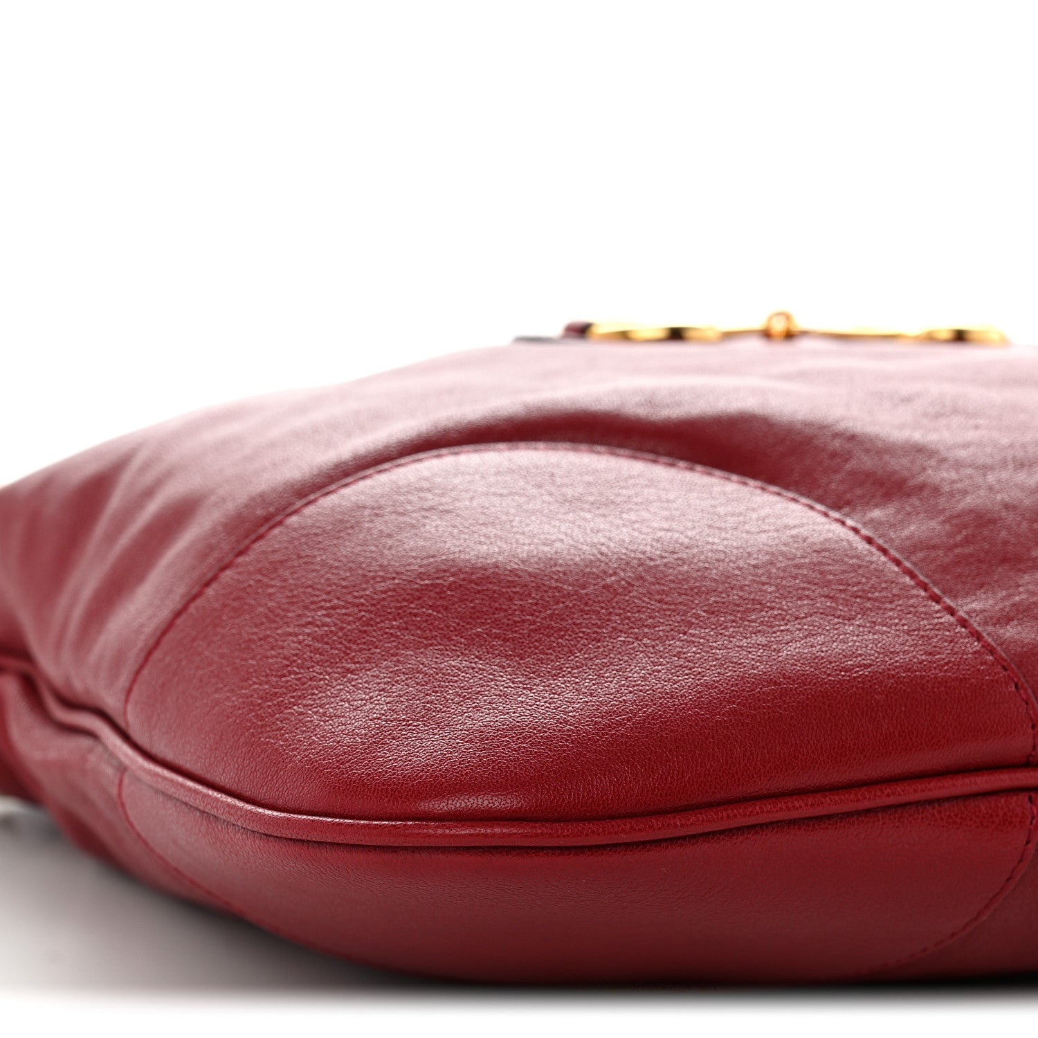 Gucci Sakai Be Green Calfskin Horsebit 1955 Cinch Top Messenger Bag New Cherry Red 9 of 10