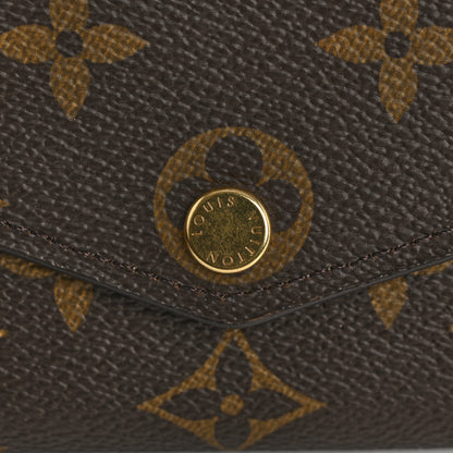 Louis Vuitton Monogram Sarah Wallet NM Rose Ballerine 8 of 9