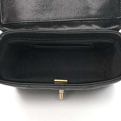 Chanel Caviar Quilted Handy Box Vanity Case Black 5 of 12