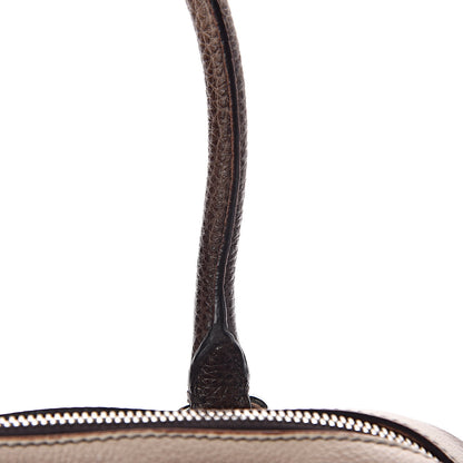 Prada Cervo Lux Bowler Bag Brown 9 of 16