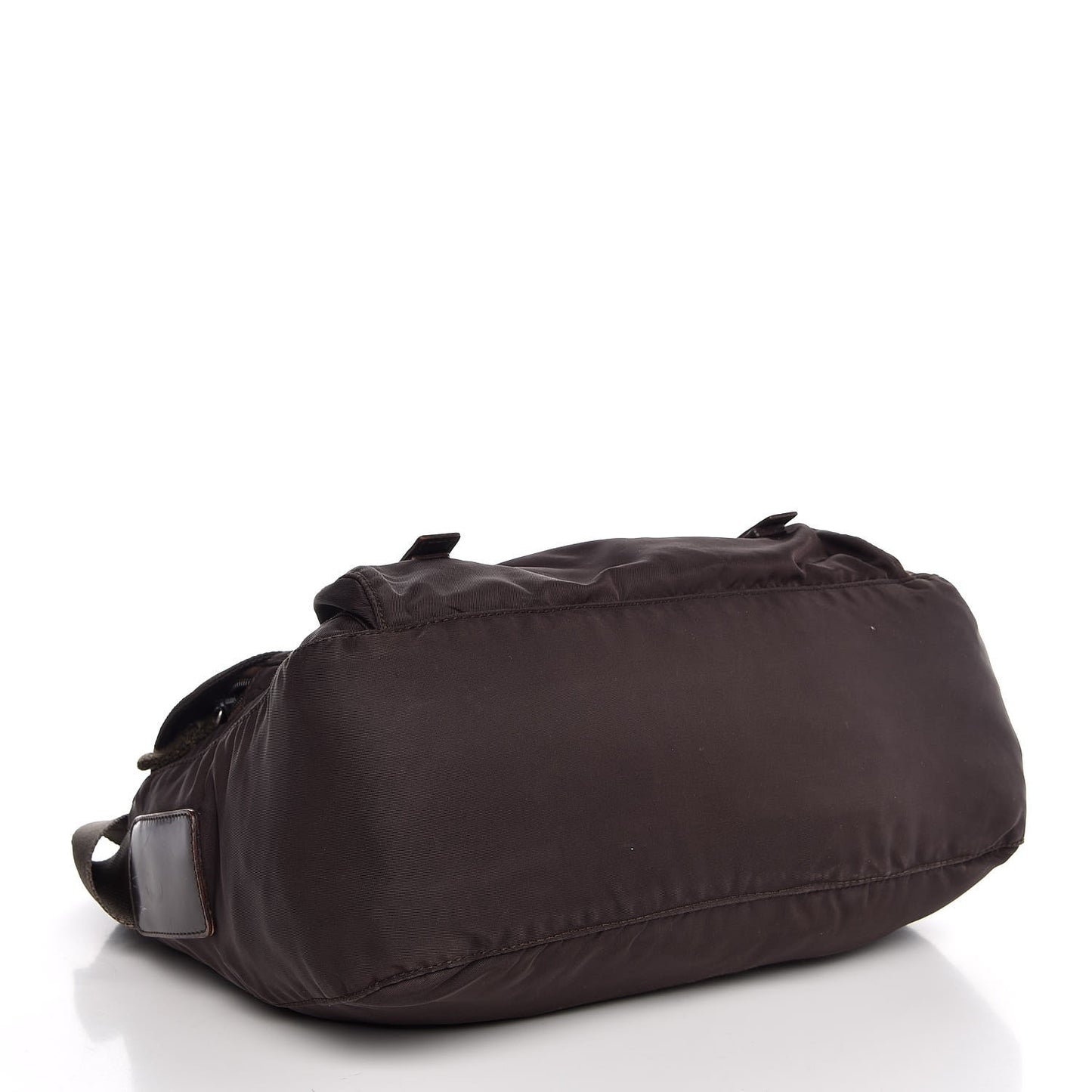 Tessuto Nylon Messenger Bag Brown