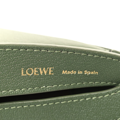 Loewe Satin Calfskin Jacquard Small Luna Bag Avocado Green 6 of 8