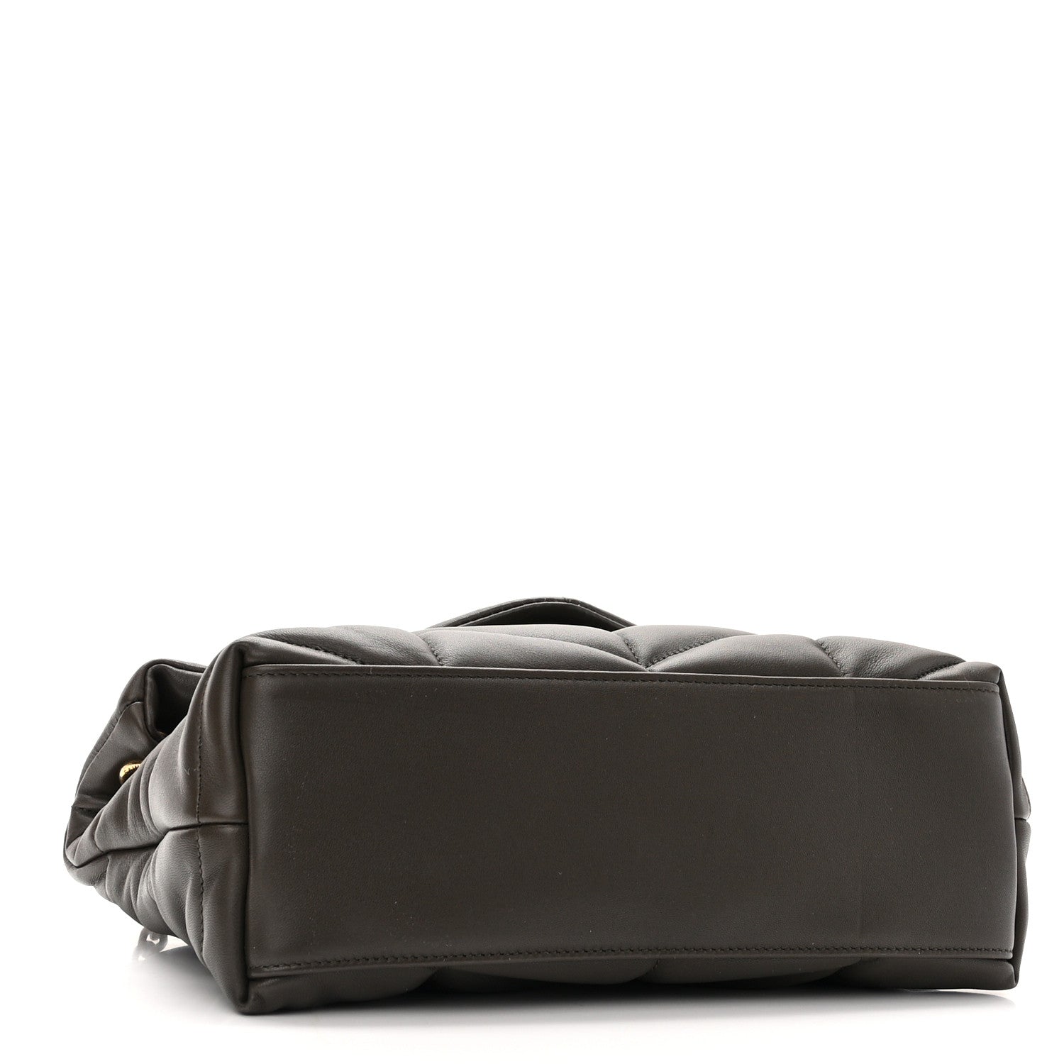 Saint Laurent Lambskin Quilted Small Loulou Puffer Monogram Chain Satchel Dark Ganache 4 of 10