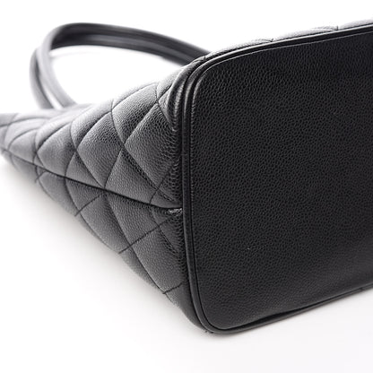 Chanel Caviar Quilted Medallion Tote Black 8 of 10