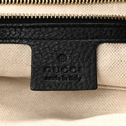 Gucci Pebbled Calfskin Old Libeccio Miss GG Tote Black 6 of 12