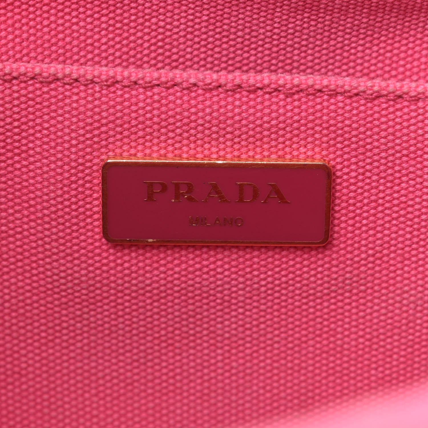 Prada Canapa Small Logo Tote Peonia 5 of 13
