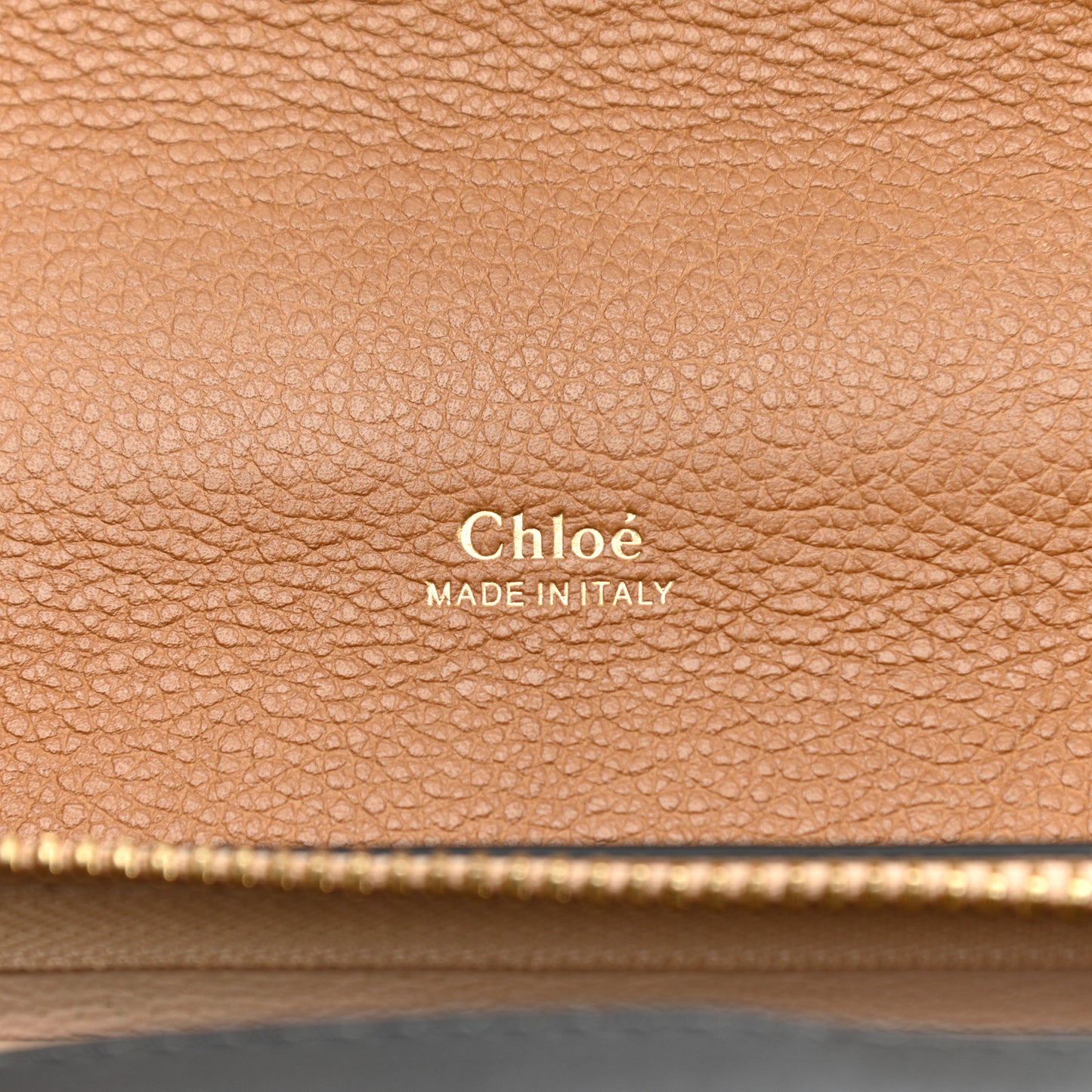 Calfskin Medium Clare Top Handle Bag Tan Black