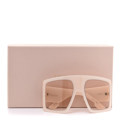 Christian Dior Acetate DiorSo Light 1 Shield Sunglasses Ivory 9 of 9