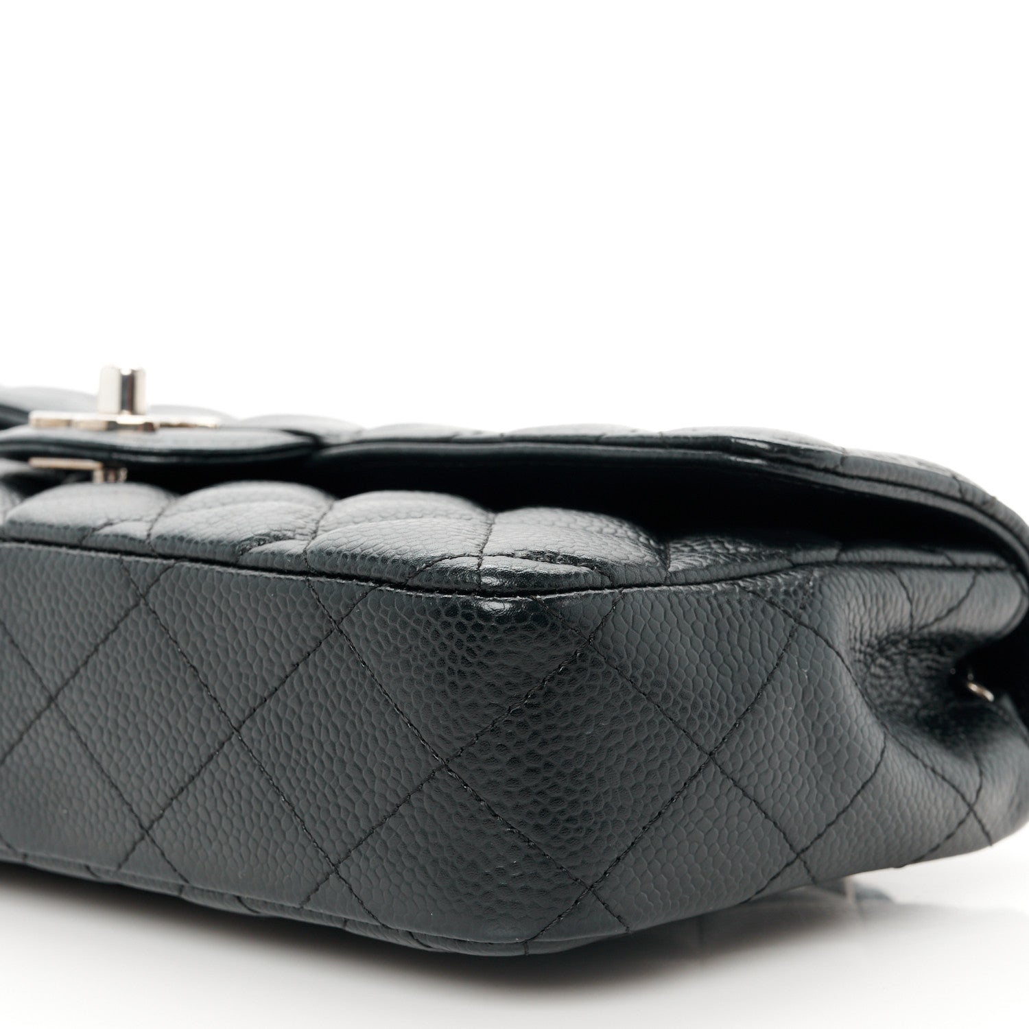 Chanel Caviar Quilted East West Flap Black 11 of 12