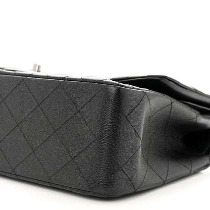 Chanel Iridescent Caviar Quilted Jumbo Double Flap Black 10 of 11