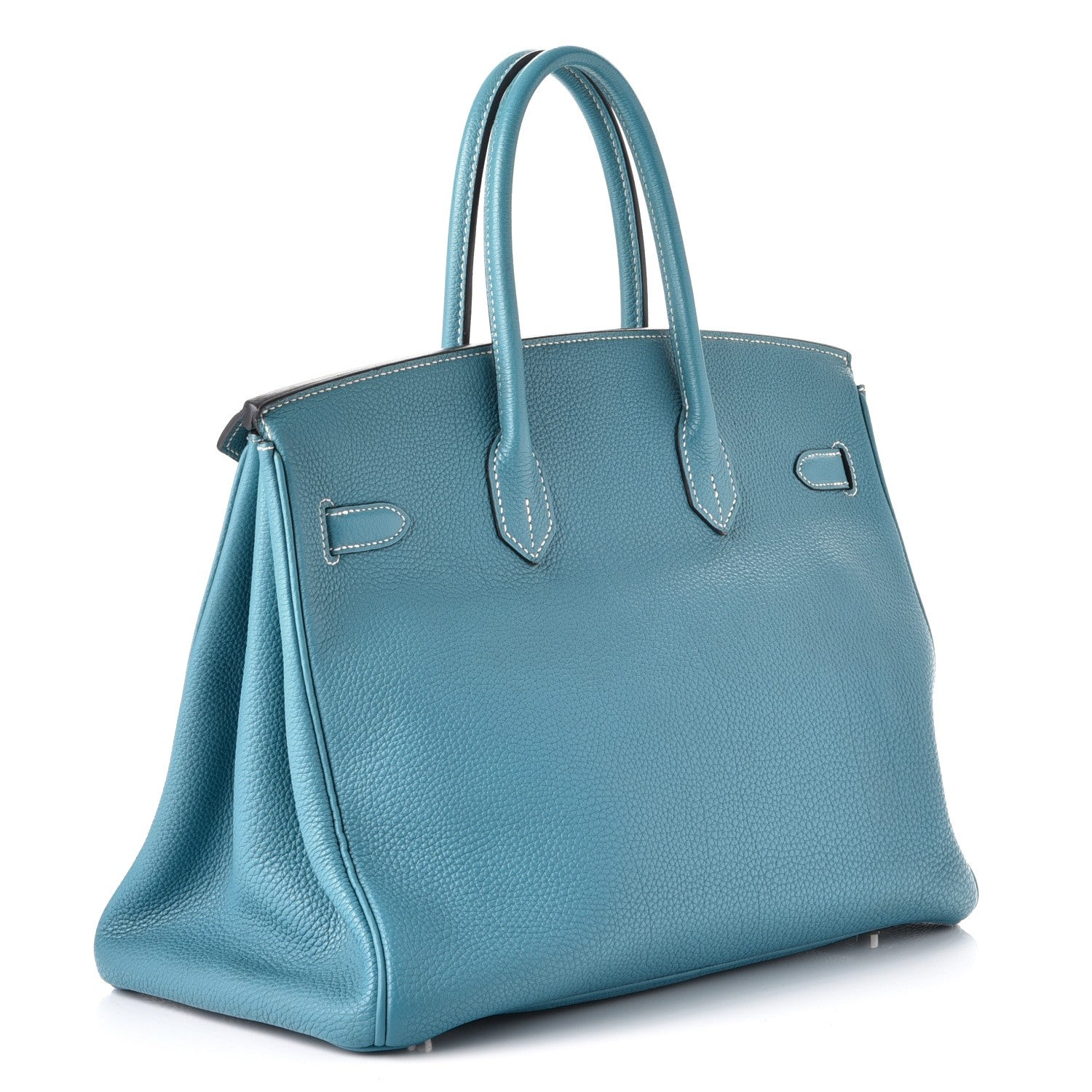Hermes Togo Birkin 35 Blue Jean 3 of 38