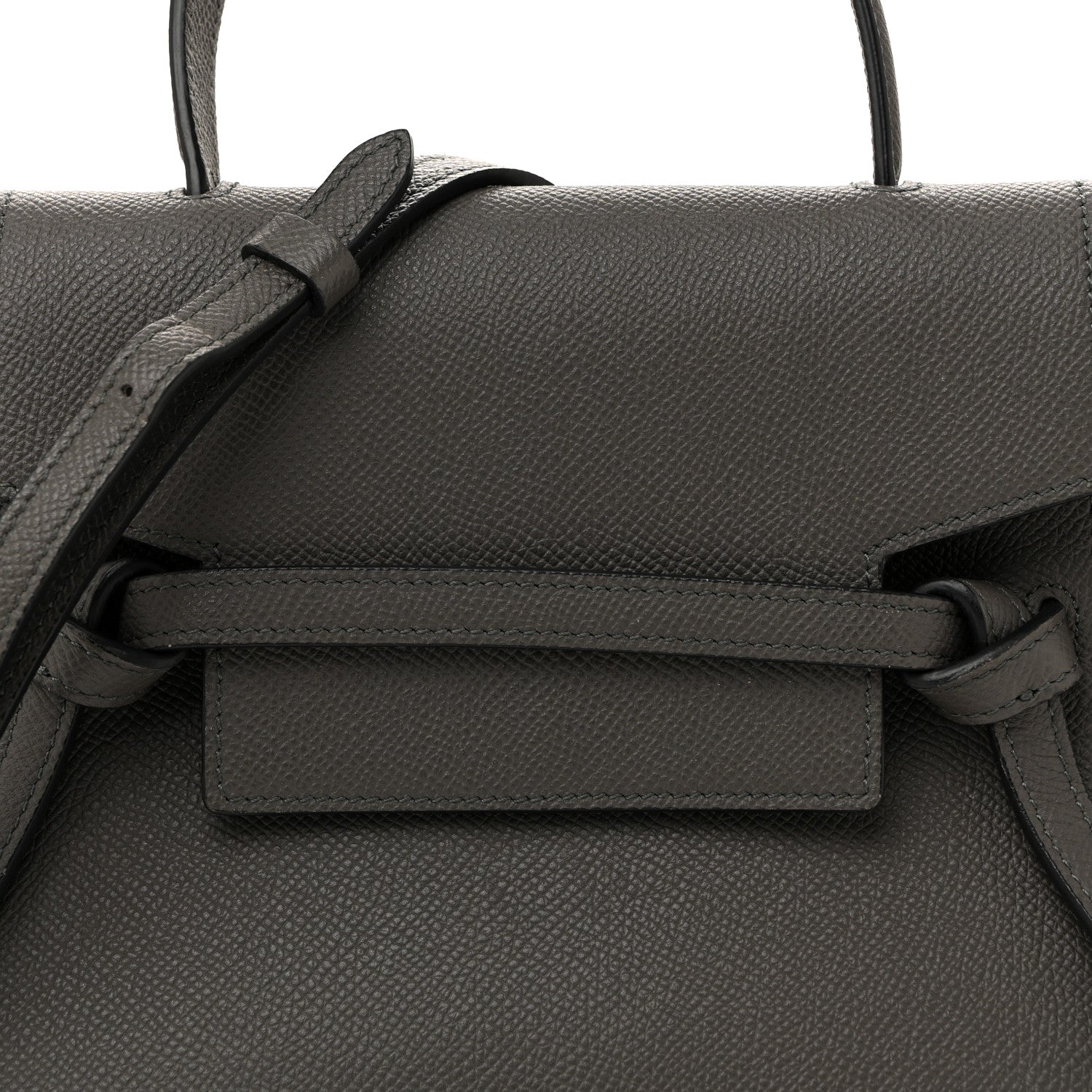 Celine Grained Calfskin Nano Belt Bag Grey 14 of 25