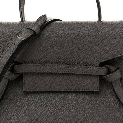 Celine Grained Calfskin Nano Belt Bag Grey 14 of 25