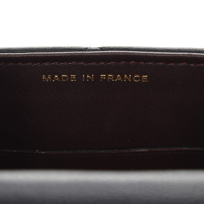 Chanel Lambskin Quilted Extra Mini Wallet On Chain WOC Black 7 of 8