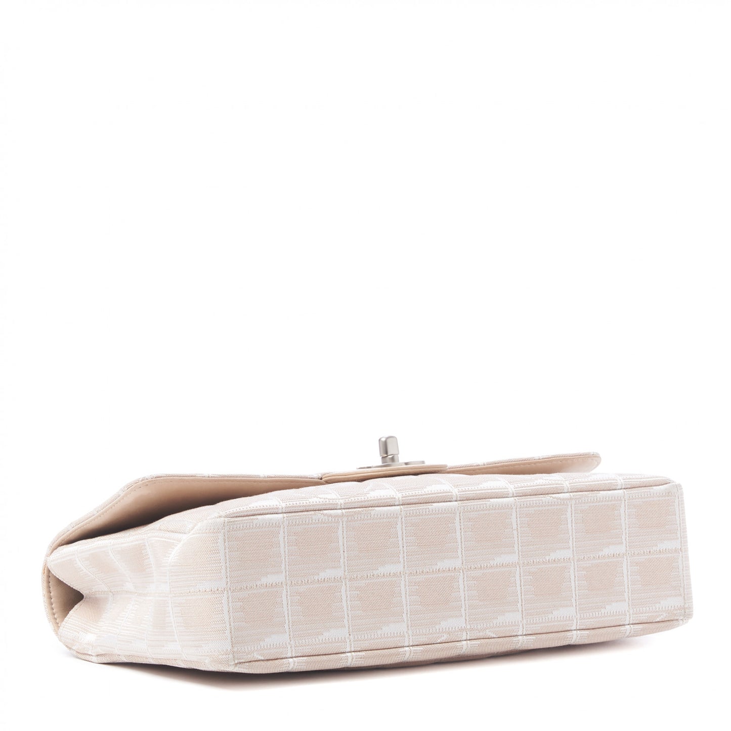 Nylon Medium Travel Flap Light Beige