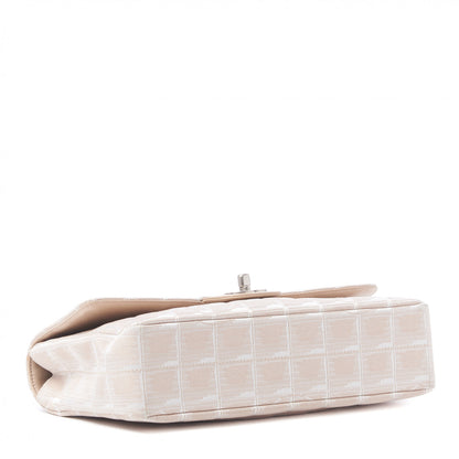 Chanel Nylon Medium Travel Flap Light Beige 4 of 11